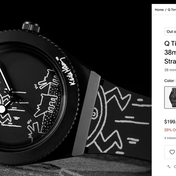 Q Timex x Keith Haring Watch. NWOT. Still in Box. GREAT FATHER'S DAY GIFT - Picture 13 of 13